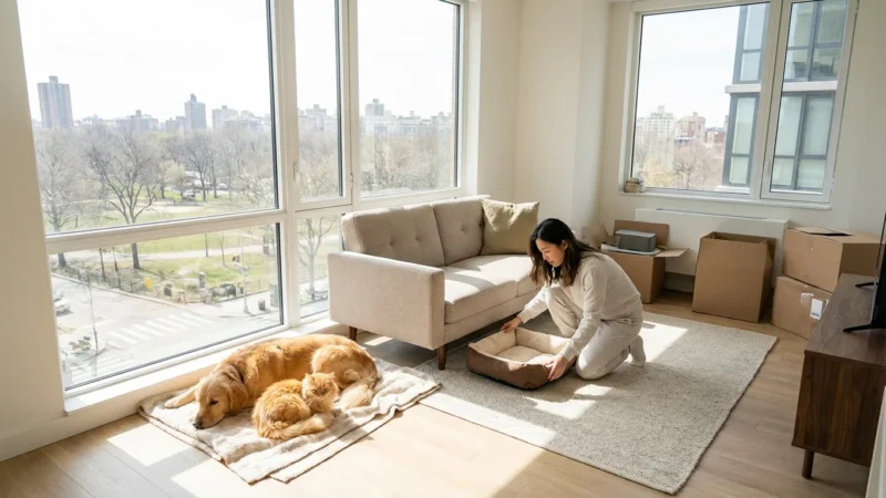 Downsizing and Pets: Finding the Right Space for Your Furry Friends - guide